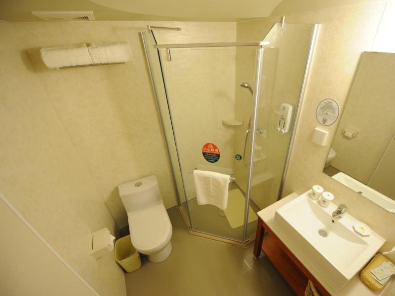 Greentree Inn Shandong Yantai Development Zone International Airport Shell Hotel Penglai Esterno foto